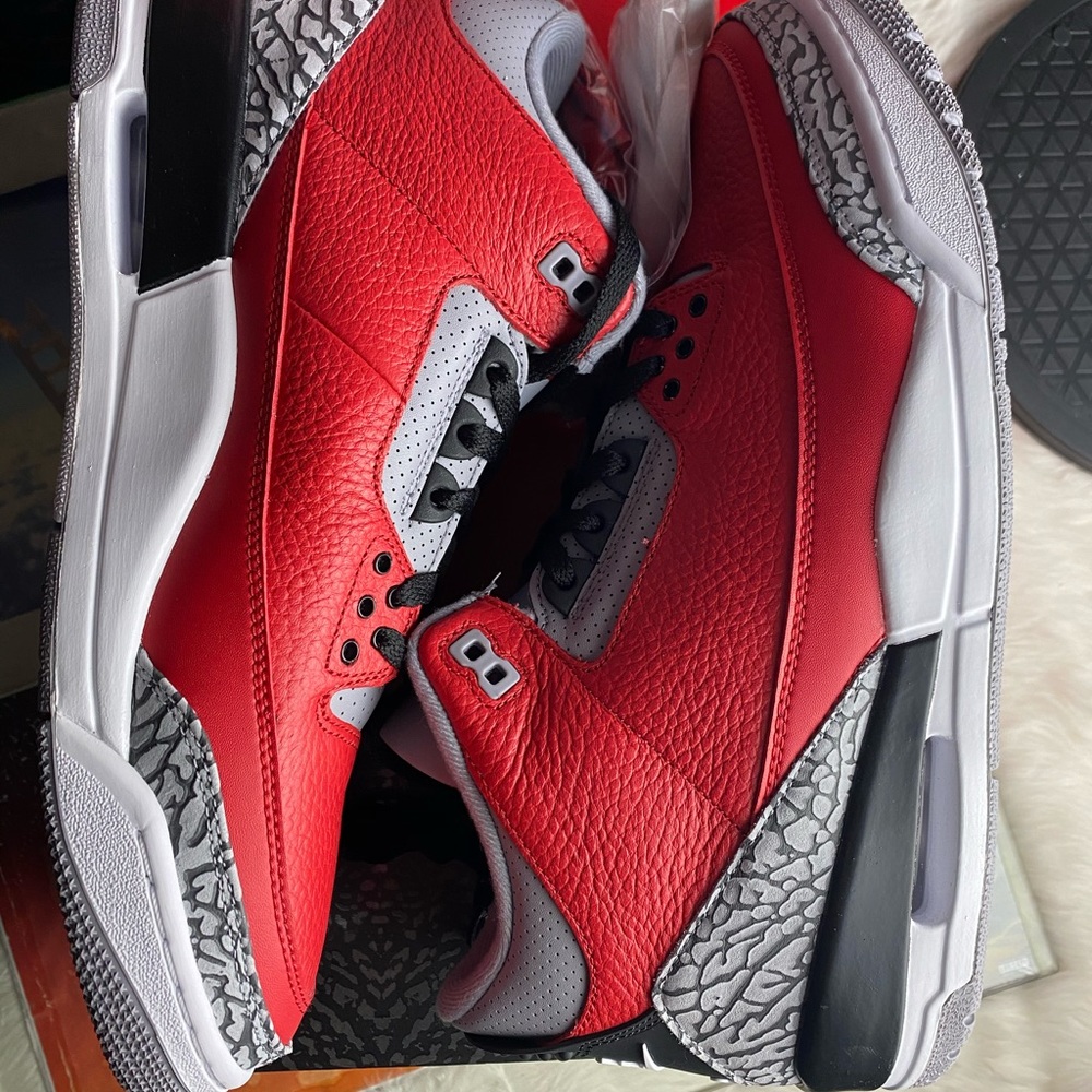 🆕 - Air Jordan 3 Retro SE Unite - Fire Red M 11.5 - Picture 6 of 8